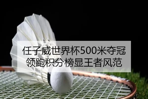 任子威世界杯500米夺冠 领跑积分榜显王者风范
